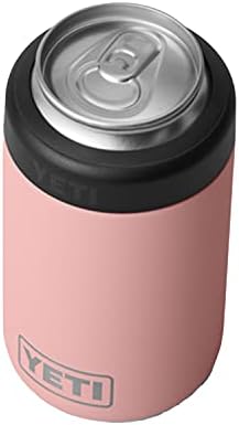 Yeti Rambler 12 oz. Colster pode isolar para latas de tamanho padrão, rosa de arenito