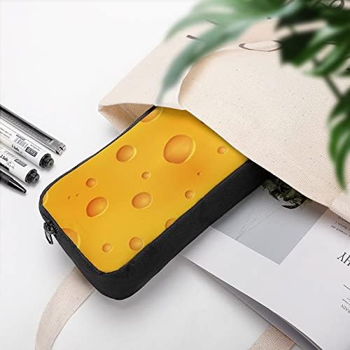Bolsa de maquiagem de caixa de capa de capa de queijo amarelo brilhante