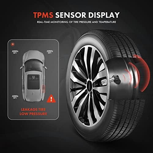 Sensores do sistema de monitoramento de pressão de pneus A-Premium compatíveis com Jeep Grand Cherokee Dodge Charger Durango