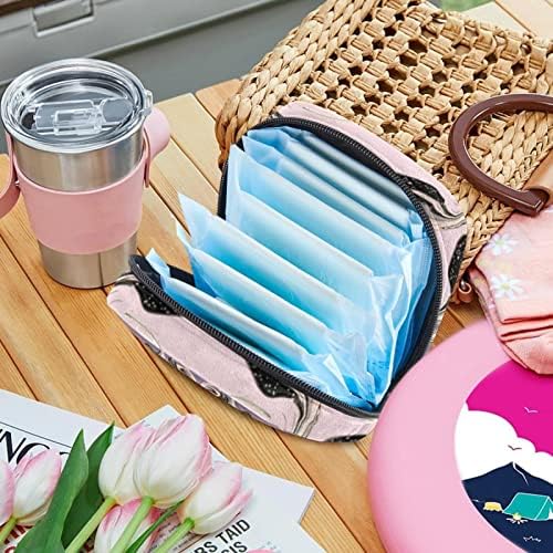 Bolsa de armazenamento de guardanapo sanitário, bolsa menstrual da xícara, bolsas de armazenamento portáteis de guardana