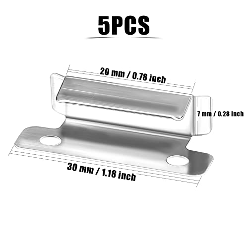 Savita 5pcs 7mm clipes de impressora 3D, clipes de cama Clips 3d Bed Clips Ender 3 Clipes de cama de vidro CLAMPS 3D PLANÇAS COMPATÍVEIS