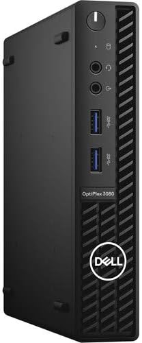 Desktop Dell Optiplex 3080 Micro Formation, Intel Core i5-10500T, 8 GB DDR4 RAM, 256 GB SSD, Windows 10 Pro, Intel 3165 802.11ac
