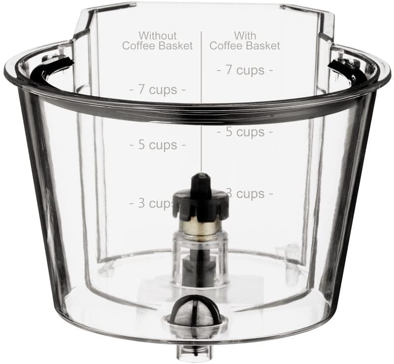 Cuisinart DCB-10P1 Fervejante fria automática com uma jarra de vidro de 7 xícaras, preto/inoxidável