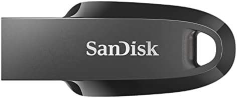 Sandisk 256 GB Ultra Curve USB 3.2 Flash Drive preto até 100 MB/S