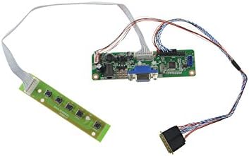 NJYTOUCH V.M70A Driver do kit de placa de controlador VGA para B156XW02 V.3 B156XW02 V.0 Tela LCD