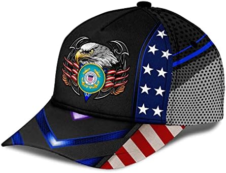 VETADN - Os veteranos dos EUA remendam os chapéus de 5 painéis para homens/mulheres, tamanho, presentes para o irmão adulto, família, amigos