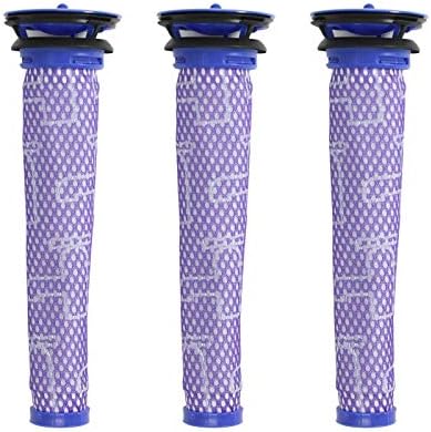 3-Pack 965661-01 Substituição da cabeça do motor do pré-filtro para o vácuo sem fio Dyson V6-compatível com peças de pré-filtro