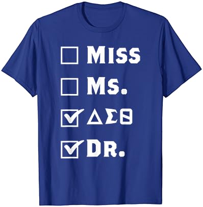 Delta Doctor Médico Irmandade Sigma Irmandade Teta Camiseta Funny