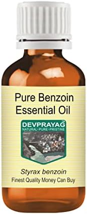 Devprayag Pure Benzoin Essential Oil Steam destilado 100ml x 5