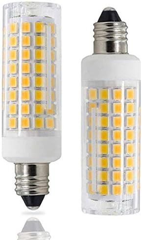 Lâmpada ltyy e11, 8w reposição de halogênio equivalente a 8w, 80W, 850LM, AC110V, JD T3/T4, E11 Mini Candelabra LED, Warm White 3000K,