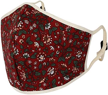 Withmoons Face bound bandana verão fino camadas duplas reutilizáveis ​​dn1018