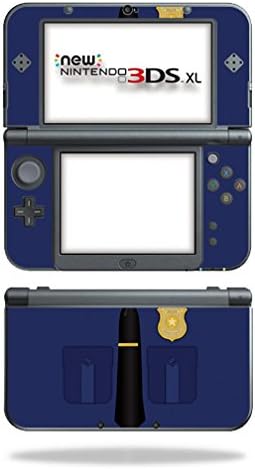 Mightyskins Skin Compatível com Nintendo 3DS XL - Policial | Tampa protetora, durável e exclusiva do encomendamento de vinil