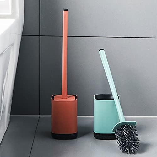 Escova de vaso sanitário/escova de tigela de vaso sanitário alça longa montada na parede Pusher de vaso sanitário com