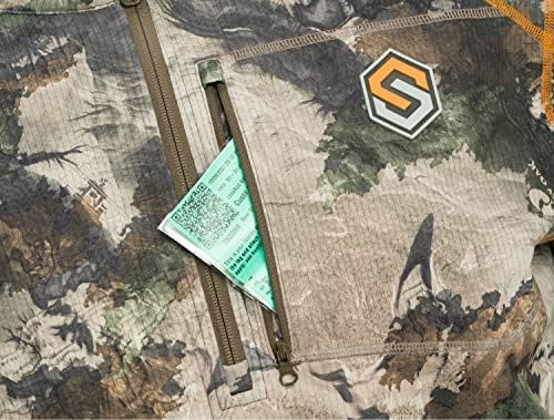 Scentlok Savanna Aero ataque v2 1/4 Zip camuflagem de camuflagem para homens