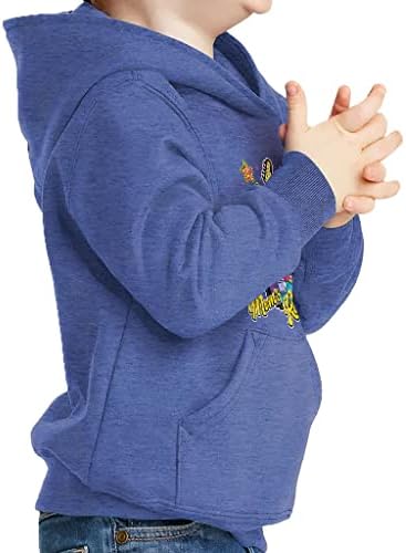 Hoodie de pulôver da Rockstar Toddler - capuz legal de lã de esponja - capuz colorido para crianças