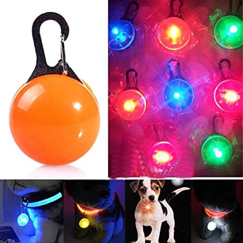 Pet Glowing lanterna lanterna de cão de gato de gato pingente brilhante colares luminosos de decoração