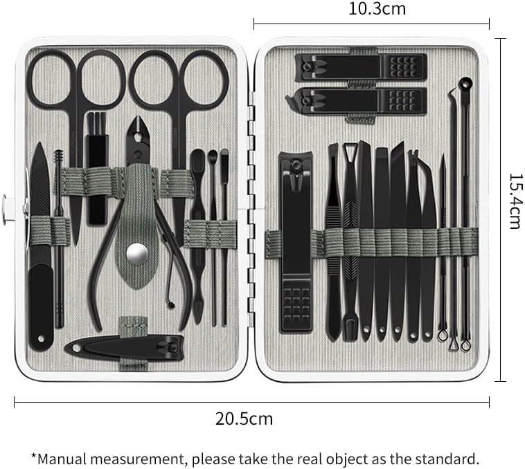 UMCNVV UNID CLIPPERS TOOL Aço Profissional Cutter de unhas Pedicure Dead Scissors Multifunction Scissors Manicure Manicure Conjunto