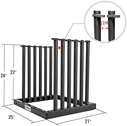 AA-Racks GM301U BRAWSHIELD RACK PADROS AUTOMAIS DE CURPA DE VIDRO AUTO VIDRO CARGO RACK com mastros de altura de 22 polegadas de altura