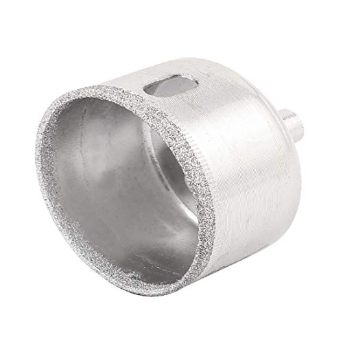 Novo Lon0167 Diamond revestido com Hole Swer Drill Drill Bit de eficácia confiável 45mm Corte dia 51 mm de comprimento para vidro